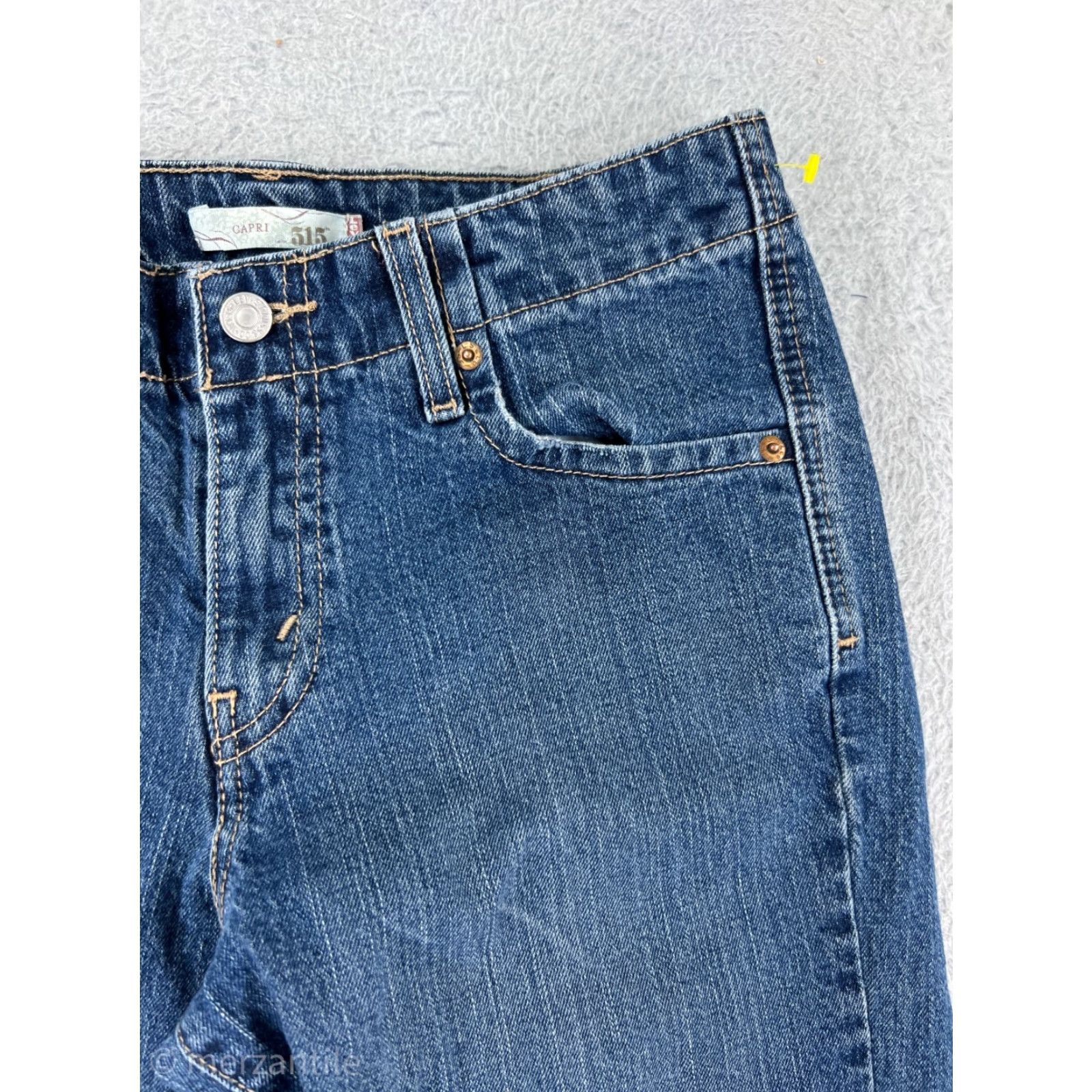 Levi's Levi's Jeans Women 8 Blue Denim 515 Bootcut Zip Mid Rise 29x28 Cotton Blend Denim Jeans Size 30" / US 8 / IT 44 - 7 Thumbnail