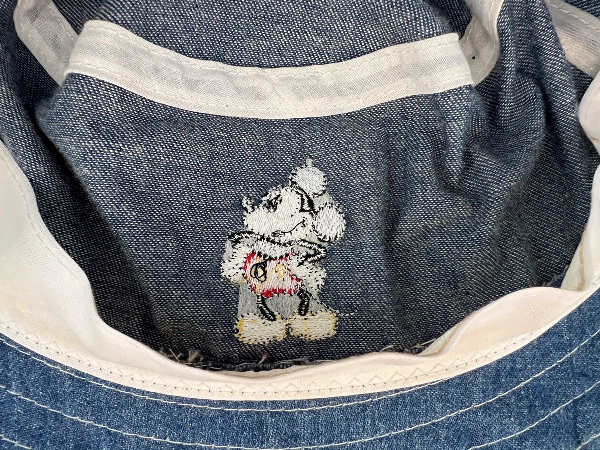 Disney × Mickey Mouse × Vintage Mickey Mouse Denim Bucket Hat Size ONE SIZE - 6 Thumbnail