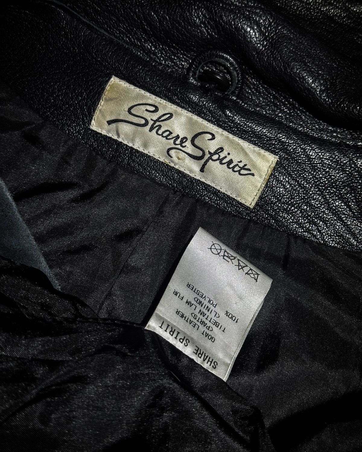 Share Spirit Homme Share Spirit - Goat leather rider jacket Size US S / EU 44-46 / 1 - 8 Thumbnail