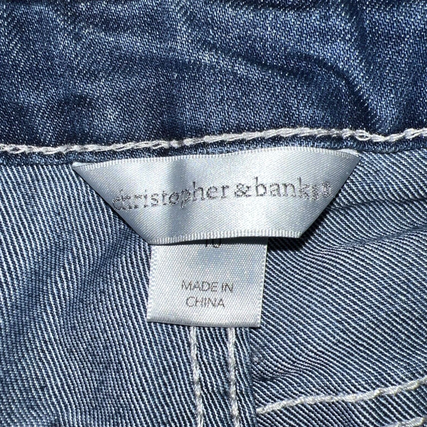 Vintage Christopher Banks Capri Jeans Womens NWT Size 10 20” Inseam Blue Size 32" / US 10 / IT 46 - 6 Thumbnail