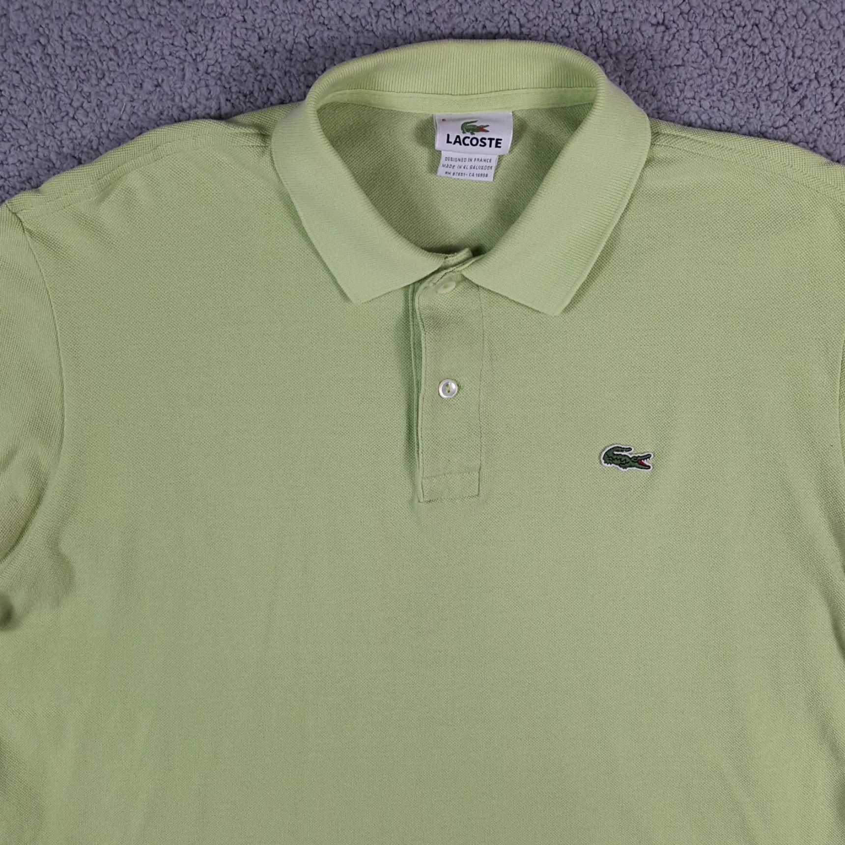 Lacoste VINTAGE Lacoste Polo Shirt Men Large Green Short Sleeve Casual Golf Preppy 90s Size US S / EU 44-46 / 1 - 2 Thumbnail