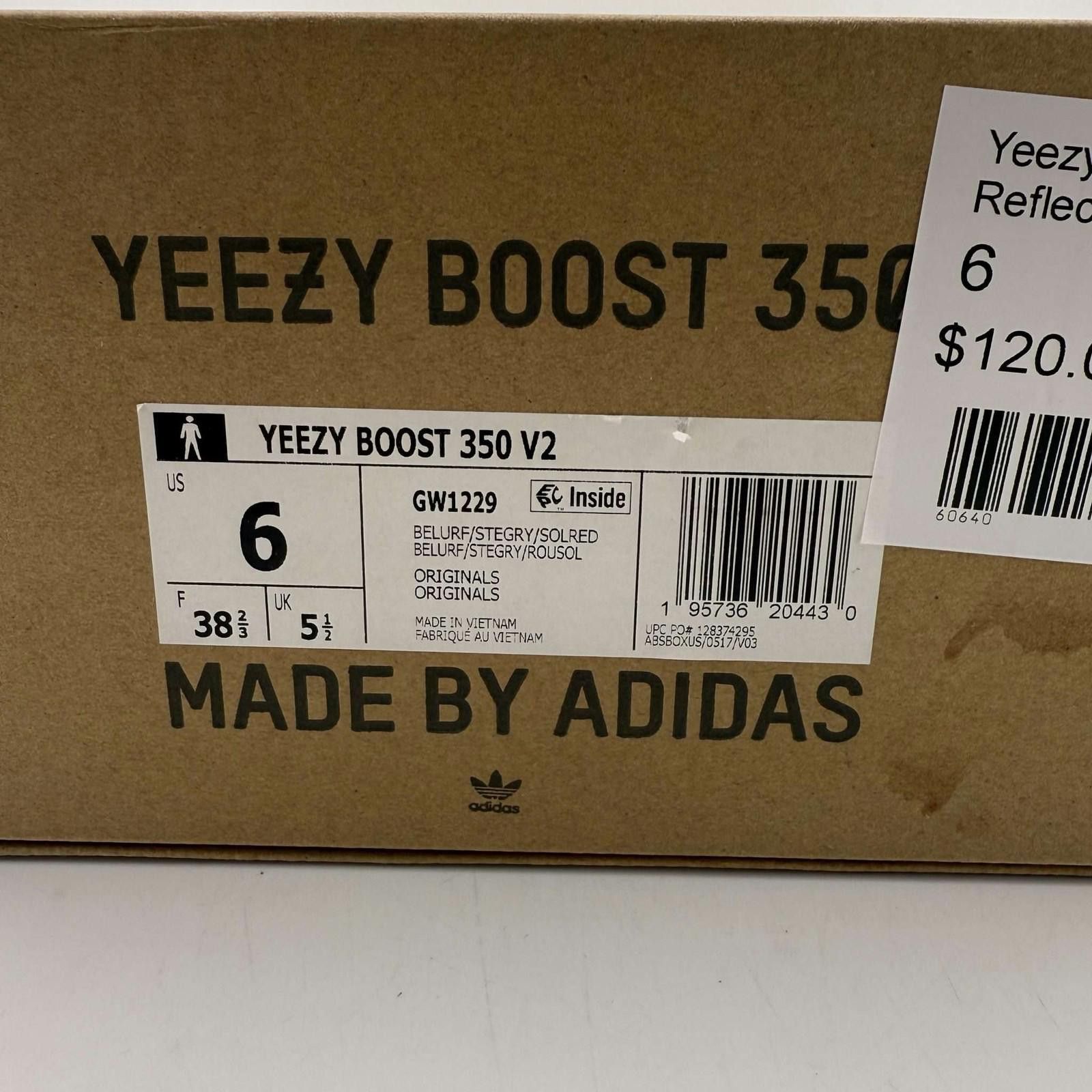 Adidas Adidas Yeezy Boost 350 V2 Beluga Reflective US 6 Used Size US 6 / EU 39 - 10 Thumbnail