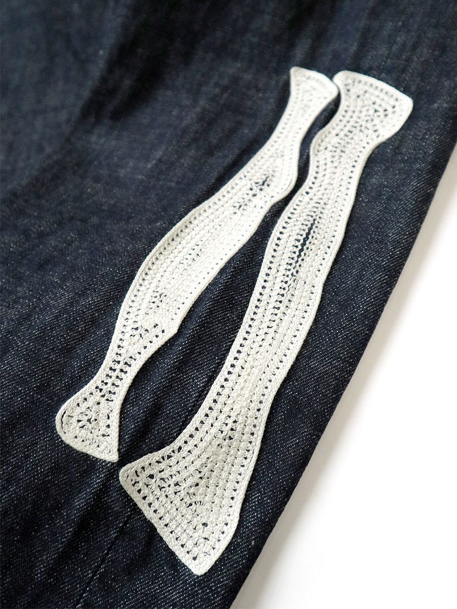 Kapital KAPITAL 12.5oz Denim Mexican Tuxedo 5P pants OKAGILLY bone Size US 38 / EU 54 - 8 Thumbnail