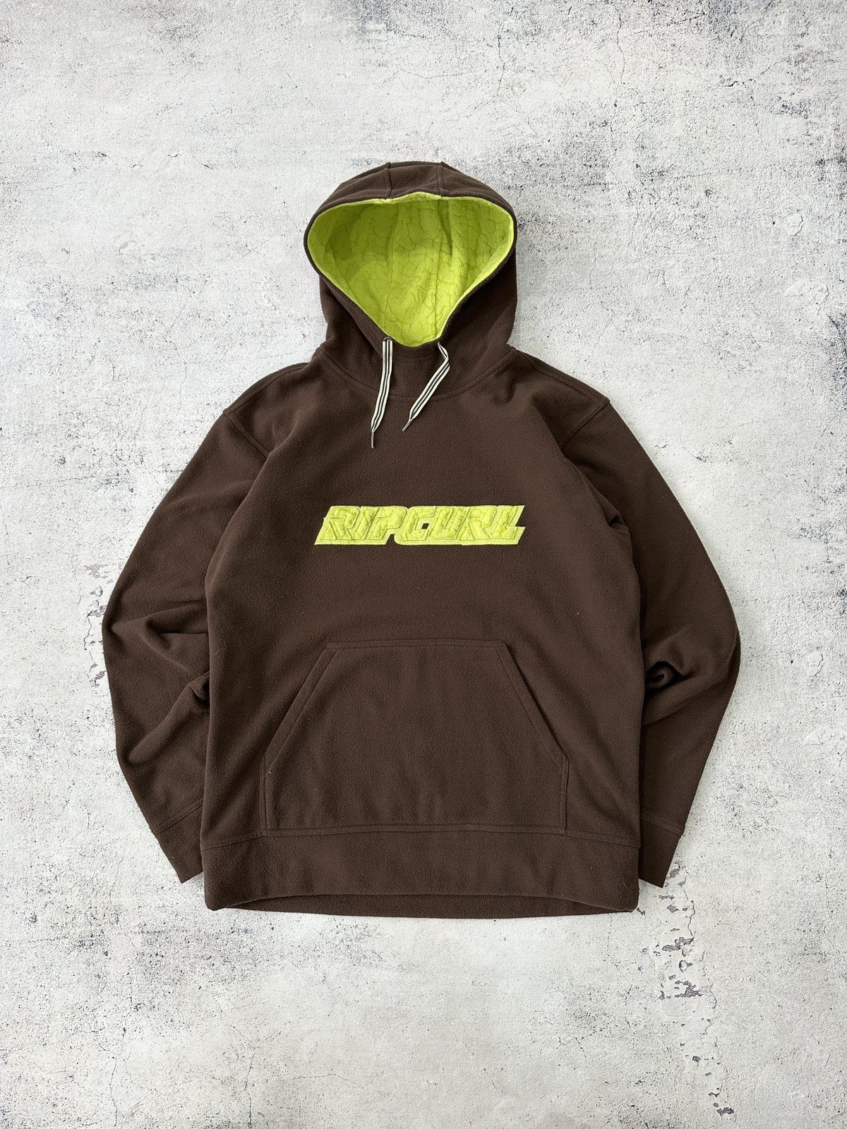 Vintage Rip Curl Brown Hoodie