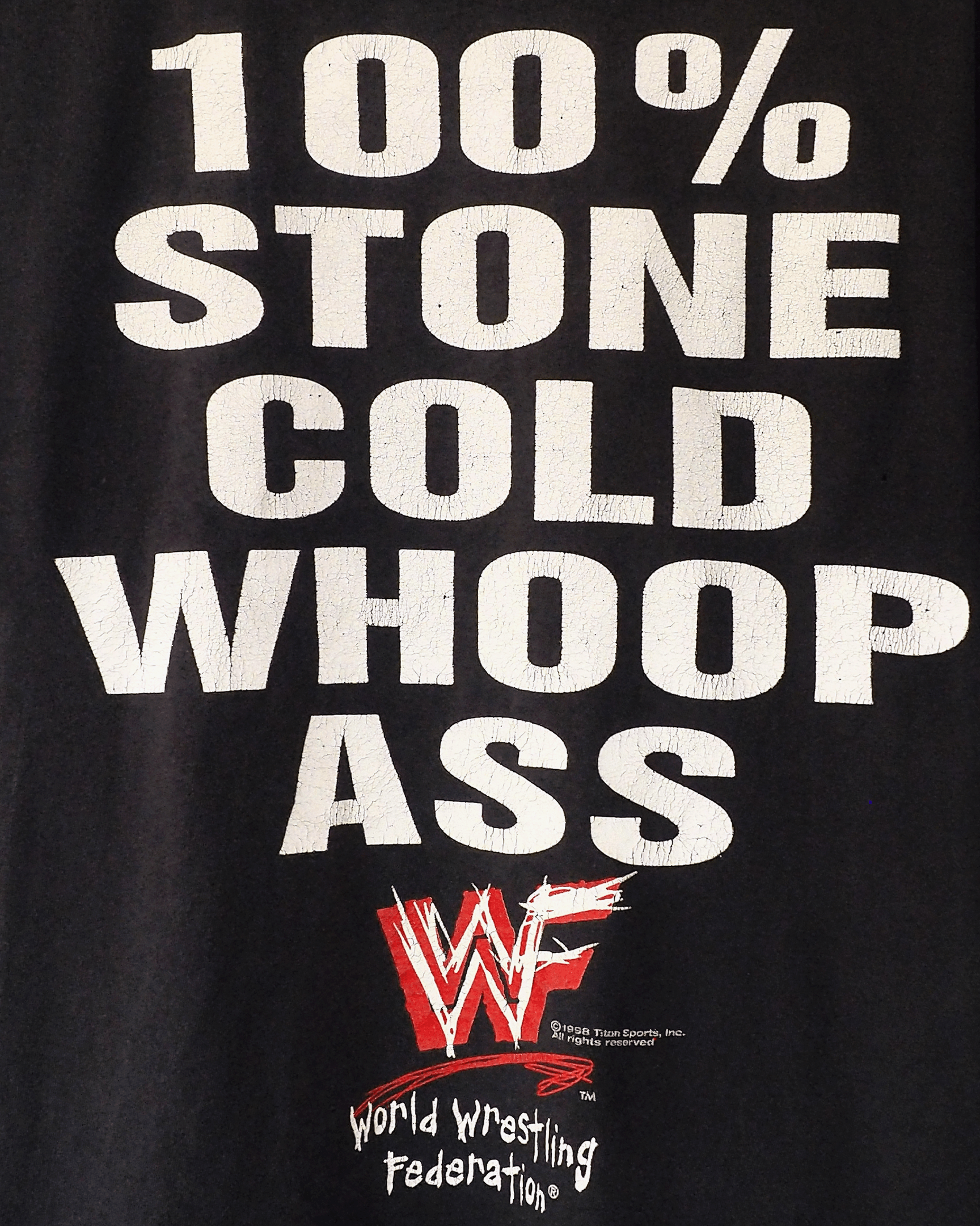 Vintage Vintage 1998 WWF/WWE 100% Stone Cold Whoop Ass Shirt Size XL Size US XL / EU 56 / 4 - 6 Thumbnail