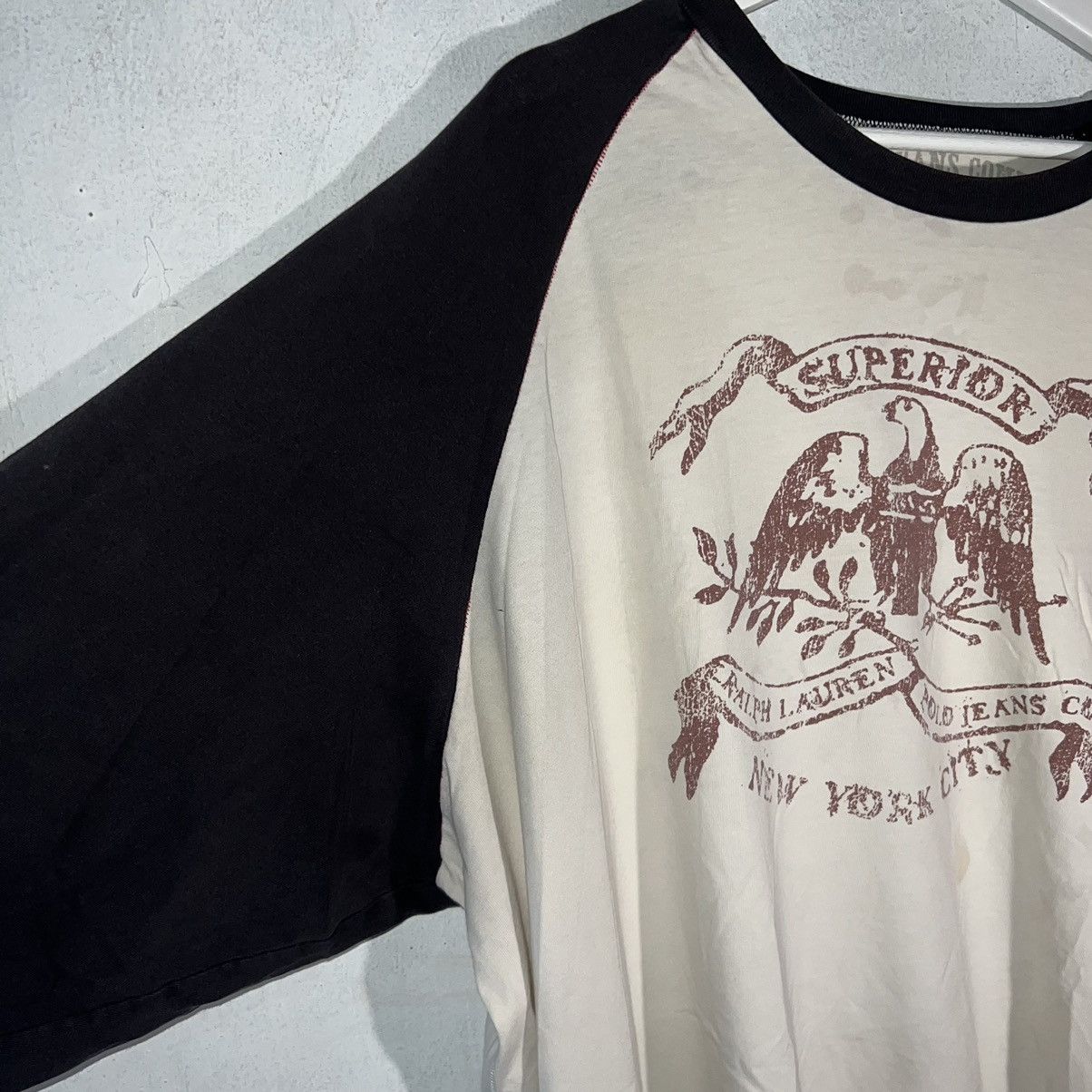 Ralph Lauren XXXL Vintage Polo Jeans Ralph Lauren Raglan T-Shirt Size US XXL / EU 58 / 5 - 3 Thumbnail