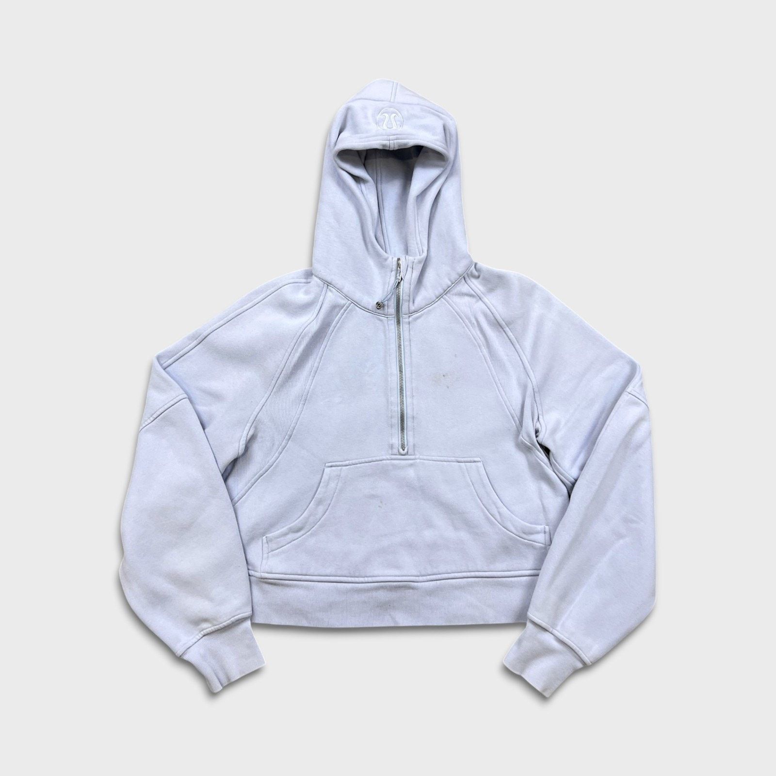 Lululemon Lululemon Scuba Oversized 1/2 Zip Hoodie Small Sweatshirt Size XS / US 0-2 / IT 36-38 - 1 Thumbnail