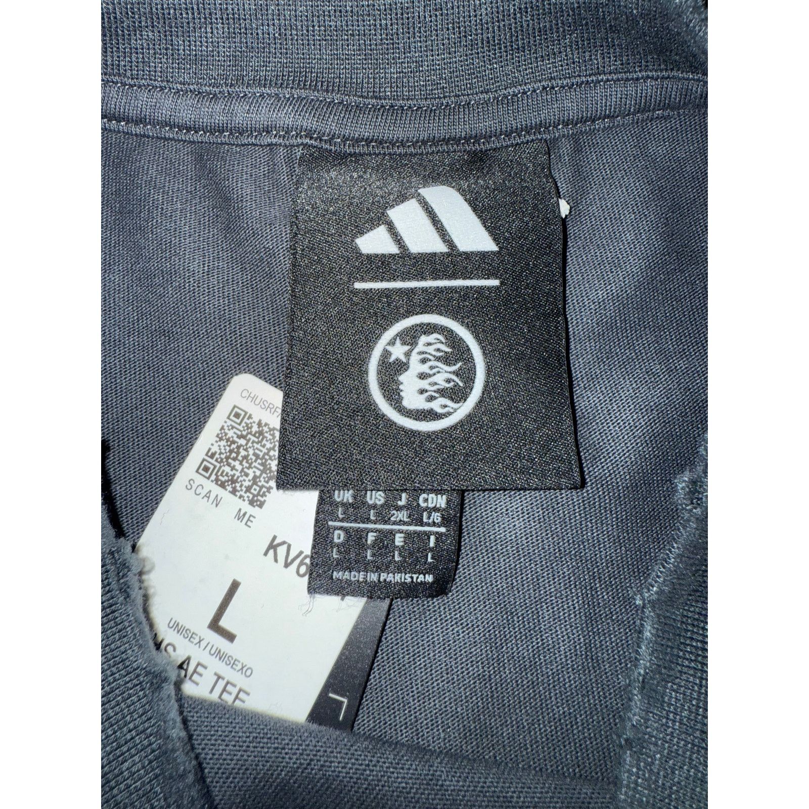 HELLSTAR Hellstar Tee Black x Adidas x Anthony Edwards Size US L / EU 52-54 / 3 - 5 Thumbnail
