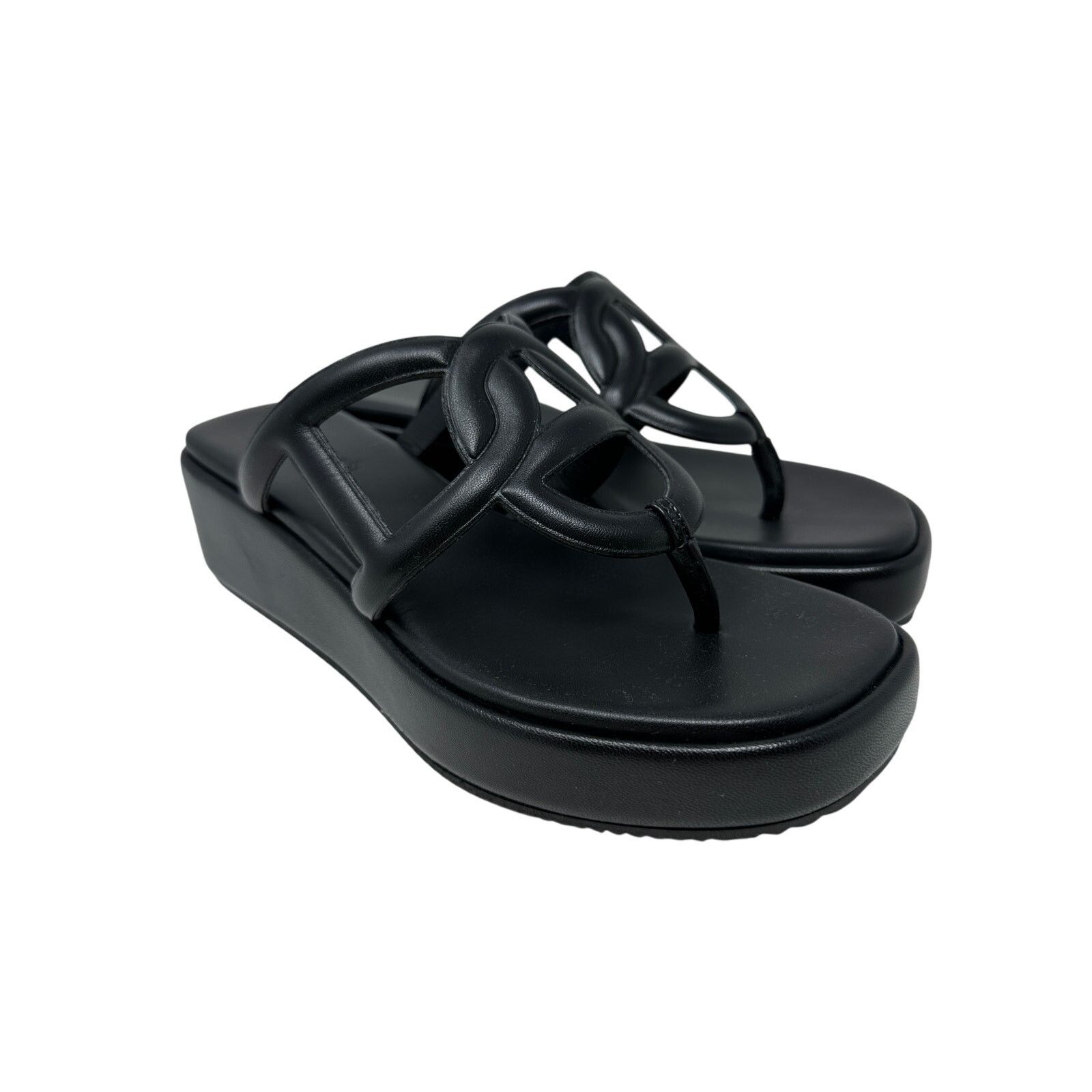 Hermes Hermes Gipsy Platform Wedge Sandals Womens 37 US 6.5 NEW Size US 6.5 / IT 36.5 - 1 Thumbnail