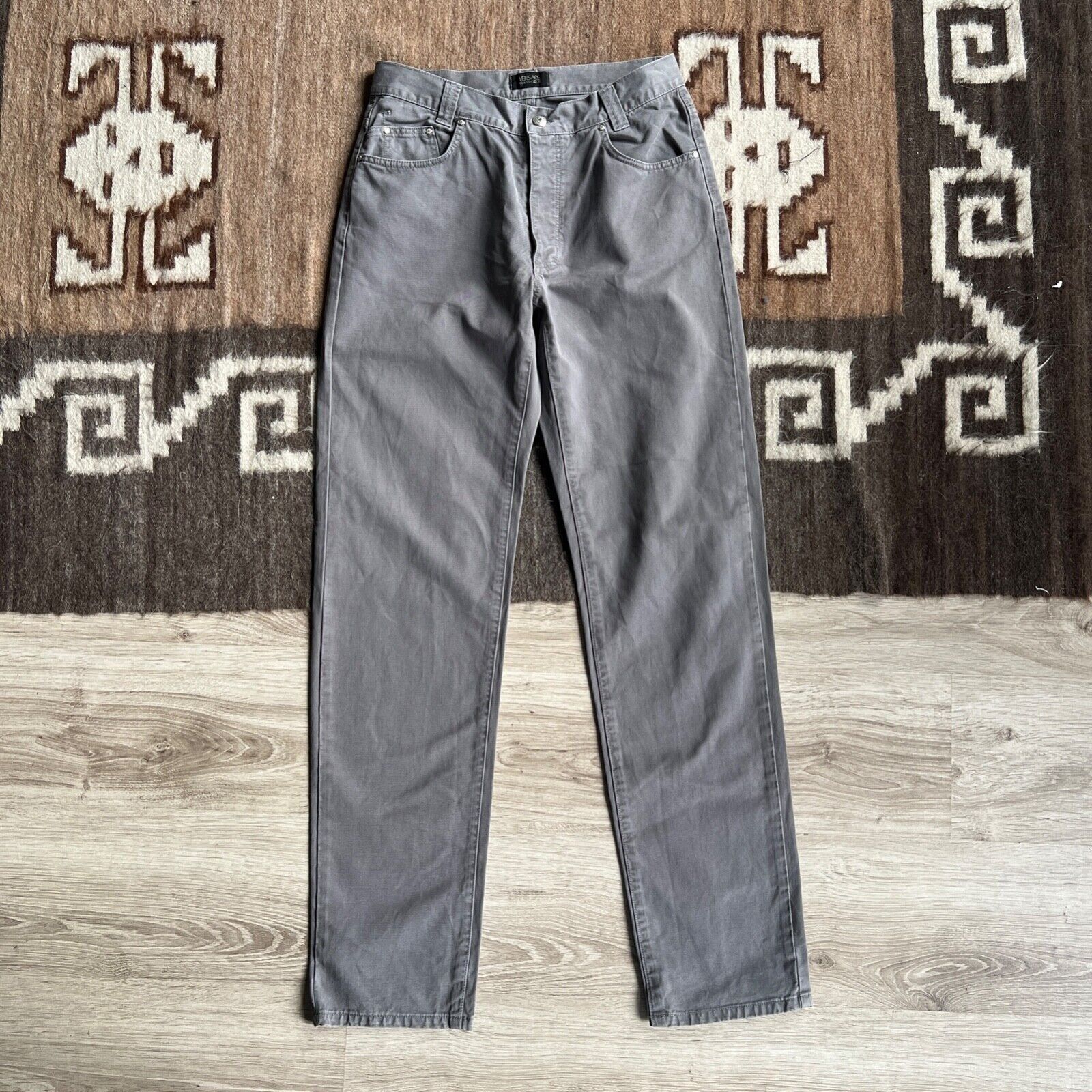 Versace Versace Classic V2 Vintage Gray Pants 8883AC Size US 34 / EU 50 - 5 Thumbnail