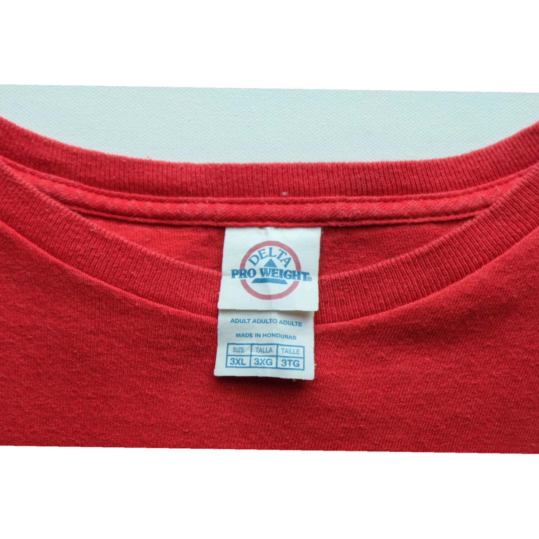Delta VINTAGE NIPSEY HUSTLE RAP HIP HOP VTG TOUR CONCERT DELTA PRO WEIGHT T SHIRT XXL Red Crew Neck Short Sleeve Men T-Shirt 90s Hip Hop Retro Graphic Print Size US XXL / EU 58 / 5 - 4 Thumbnail