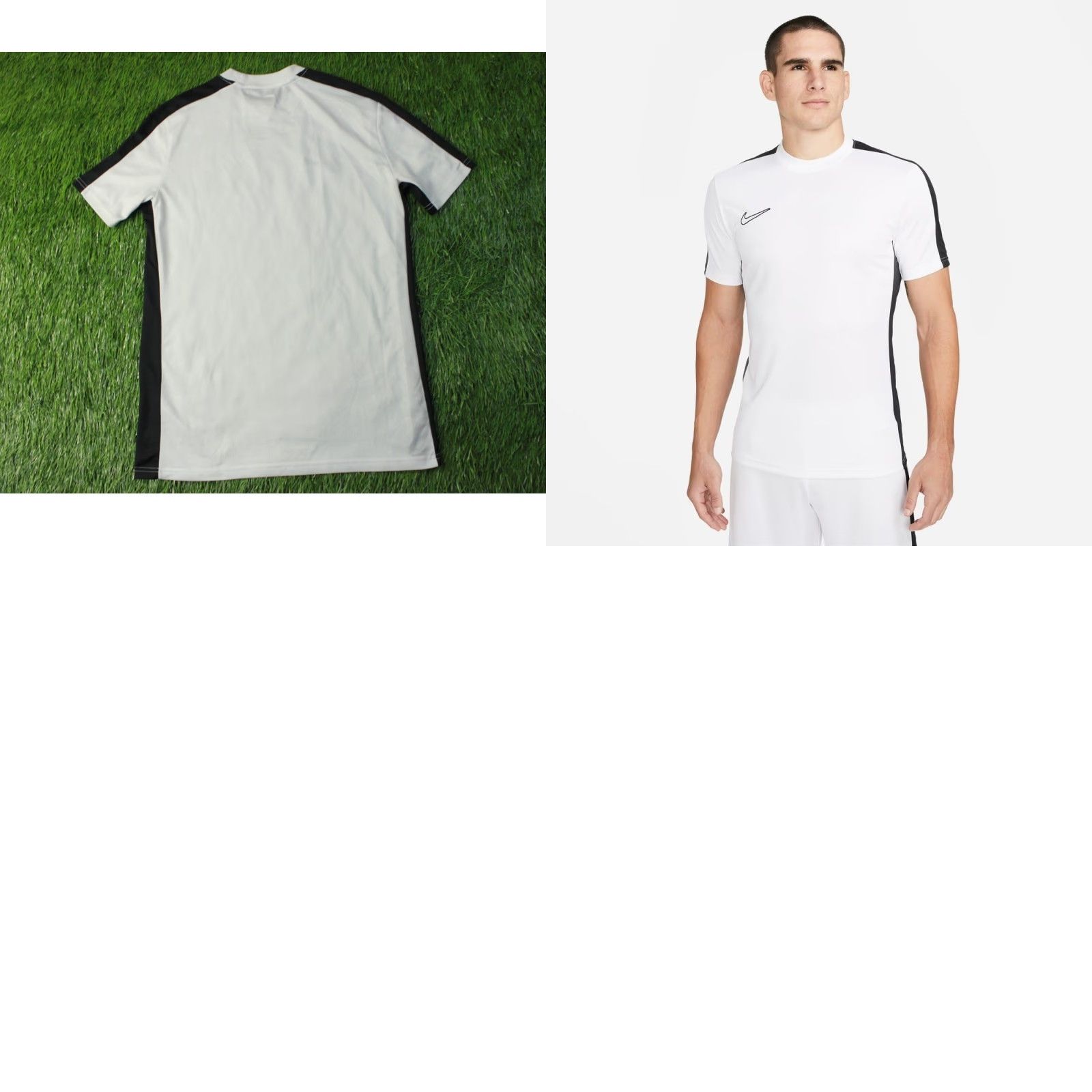 Nike Nike Academy Dri-Fit Original 2023 Men Football Shirt Jersey Tee Size L White and Black Short Sleeve Crew Neck T-Shirt Size US L / EU 52-54 / 3 - 8 Thumbnail