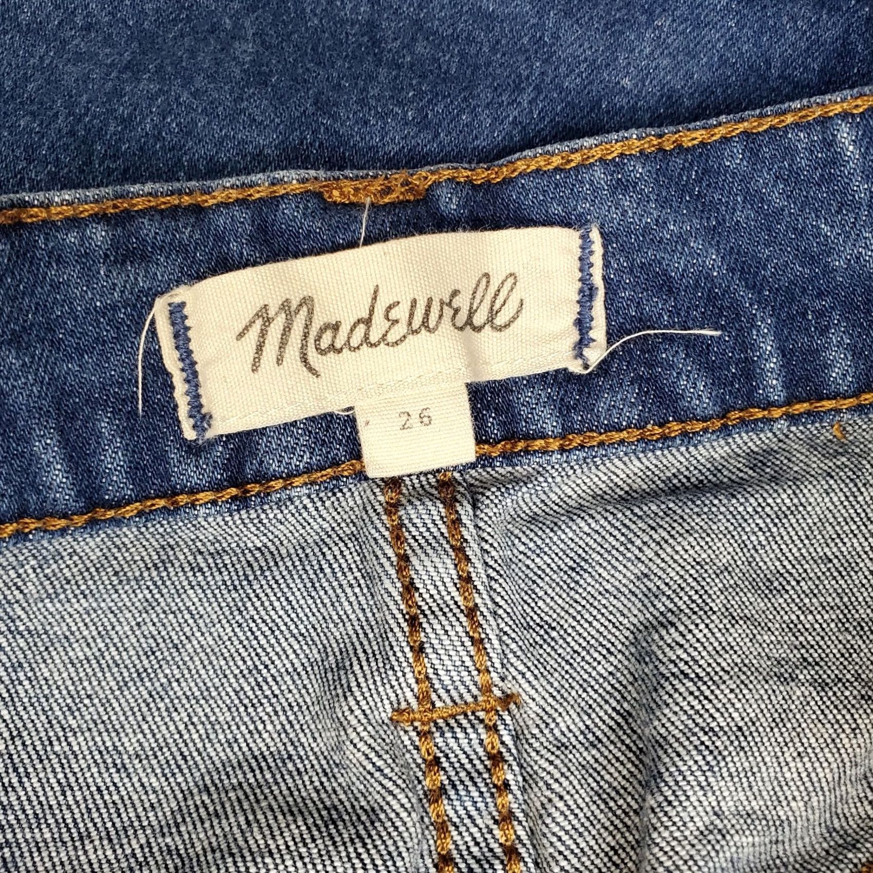 Madewell Madewell Womens Size 26 Blue Denim 5-Pockets Button Front Mini Skirt Short Casual Size 26" / US 2 / IT 38 - 5 Thumbnail