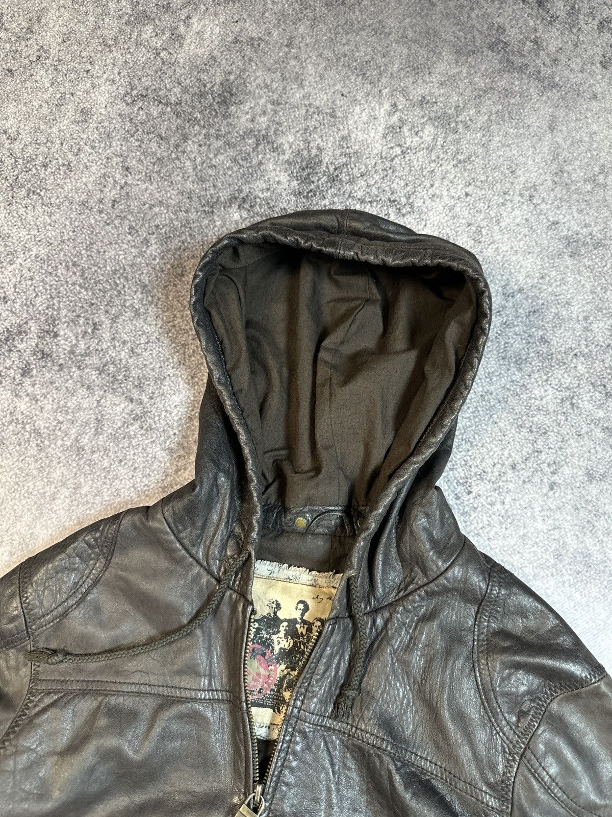 Other Y2K Opium Brown Leather Jacket Avant Garde Rare Style USA M Size M / US 6-8 / IT 42-44 - 4 Thumbnail