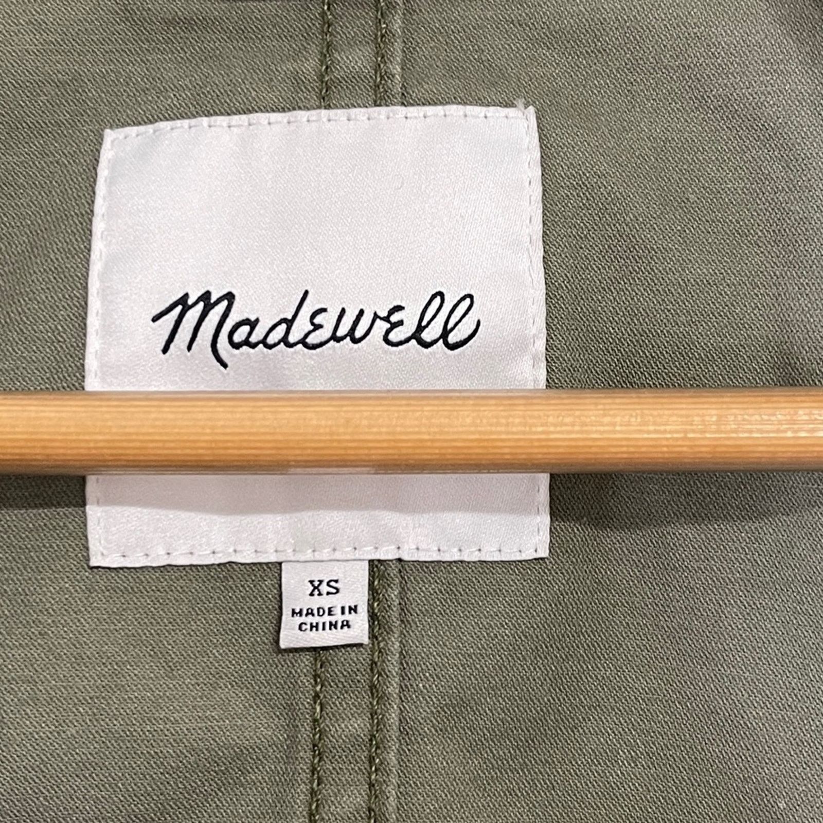 Madewell Madewell Olive Green Utility Cargo Fleet Jacket XS Size XS / US 0-2 / IT 36-38 - 10 Thumbnail