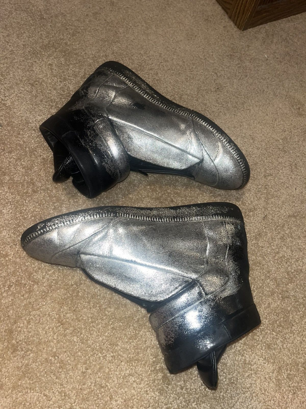 Maison Margiela Margiela Future Hi-Top black/silver glitter Size US 11 / EU 44 - 4 Thumbnail