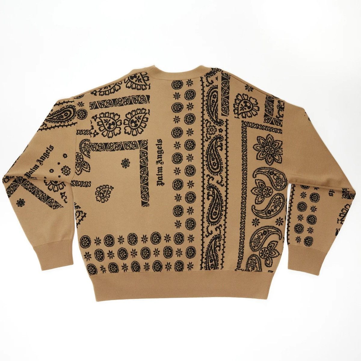 Palm Angels PALM ANGELS JACQUARD BANDANA WOOL SWEATER Size US XL / EU 56 / 4 - 2 Thumbnail