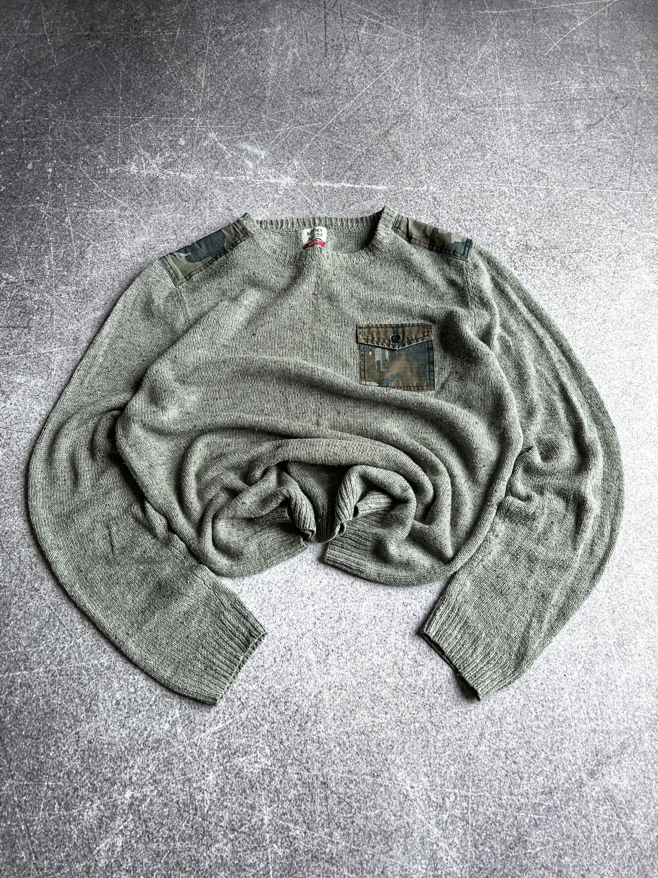 Vintage VTG Streetwear Kapital Style Military Sweater Hoodie 90s Size US M / EU 48-50 / 2 - 1 Thumbnail