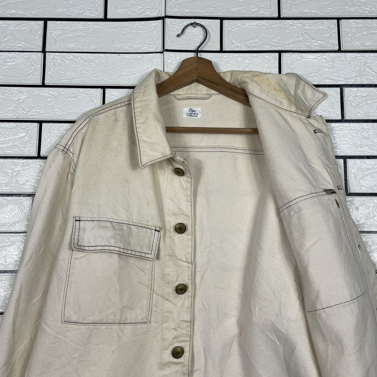 Japanese Brand Japanese Brand Cepo Crop Jacket Size M / US 6-8 / IT 42-44 - 10 Thumbnail