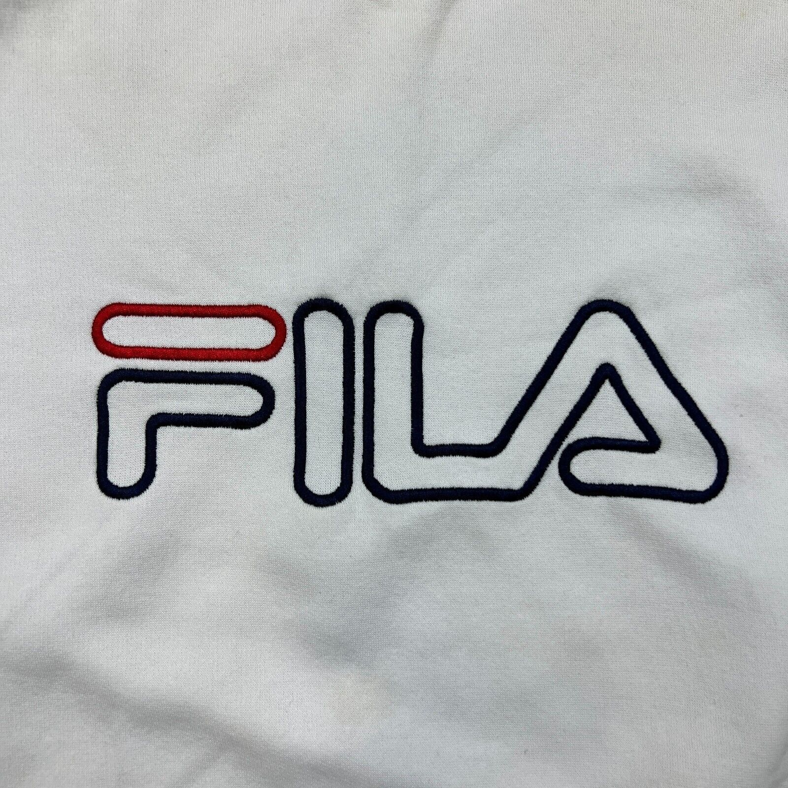 Fila × Vintage Vintage Fila Sweatshirt Medium Spell Out Pullover 90s Crew Size US M / EU 48-50 / 2 - 2 Thumbnail