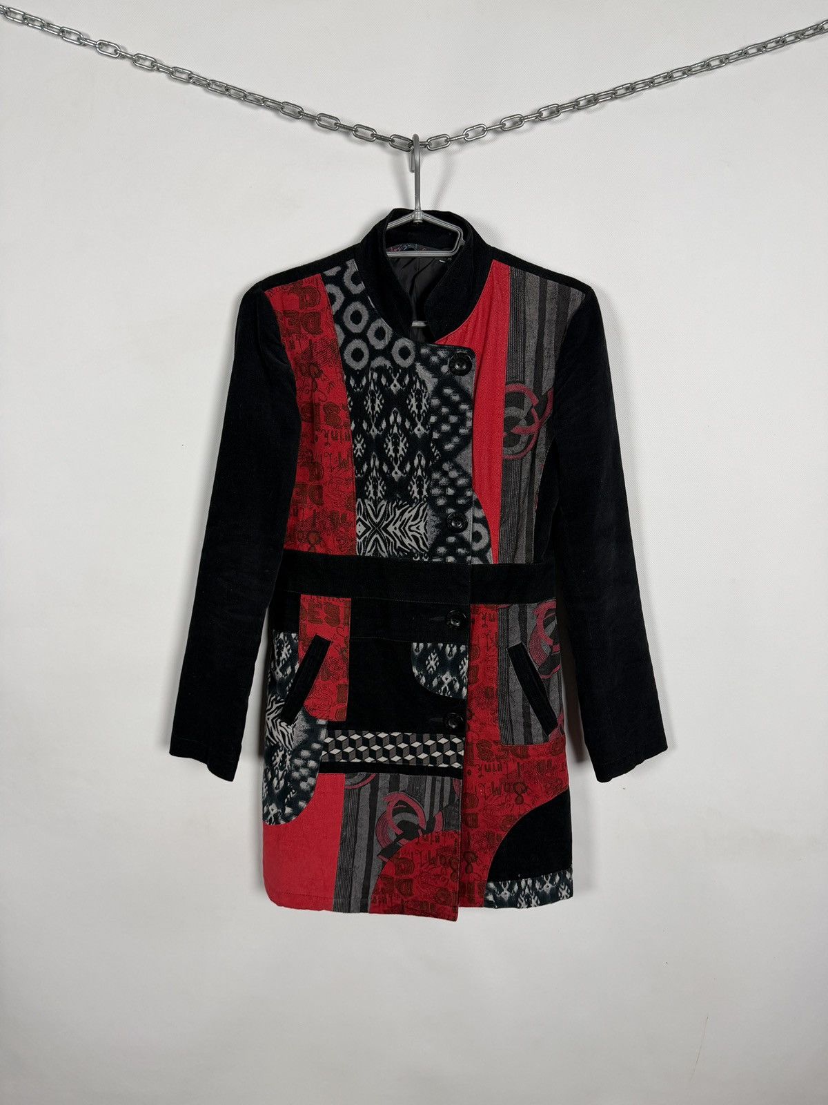 Desigual Women’s Desigual Rainbow Multicolored Coat Jacket Size 36 Size XS / US 0-2 / IT 36-38 - 1 Thumbnail