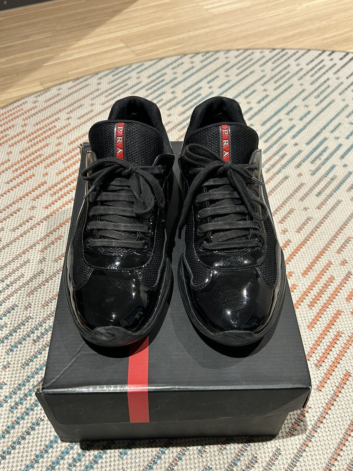 Prada Prada Americas Cup Black Size US 11.5 / EU 44-45 - 6 Thumbnail