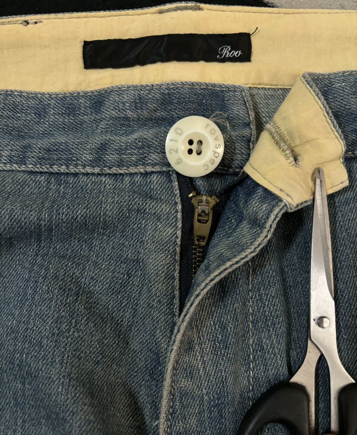 Other Y2K Japanese Rovtski Union Made Workwear Drop Crotch Jeans Size US 31 - 6 Thumbnail