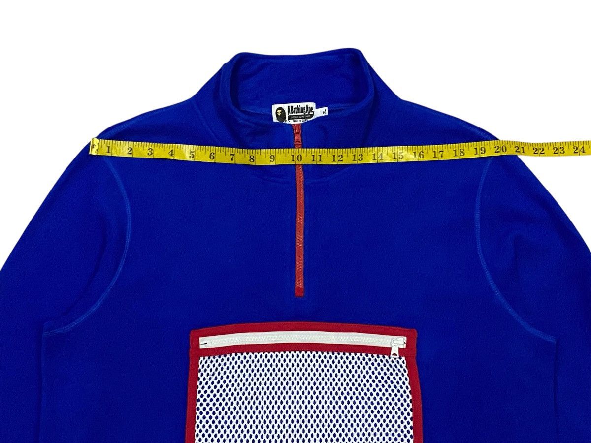 Bape A Bathing Ape Fleece Pocket Haf Zip Sweatshirt Size US XL / EU 56 / 4 - 18 Thumbnail