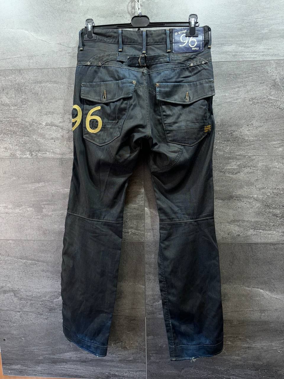 G-Star G-STAR RAW Elwood Heritage Embro Narrow Mens Blue Jeans Size US 31 - 1 Thumbnail