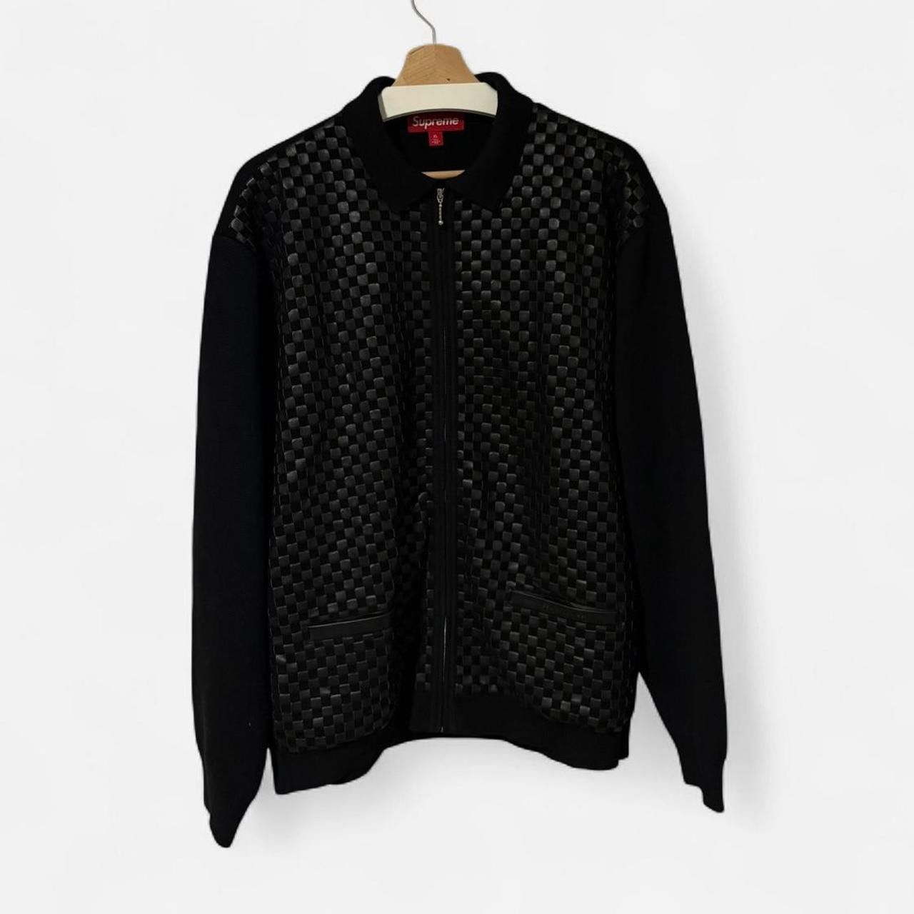 Supreme Supreme FW24 Weaved Leather Zip Up Jacket Size US XL / EU 56 / 4 - 2 Thumbnail