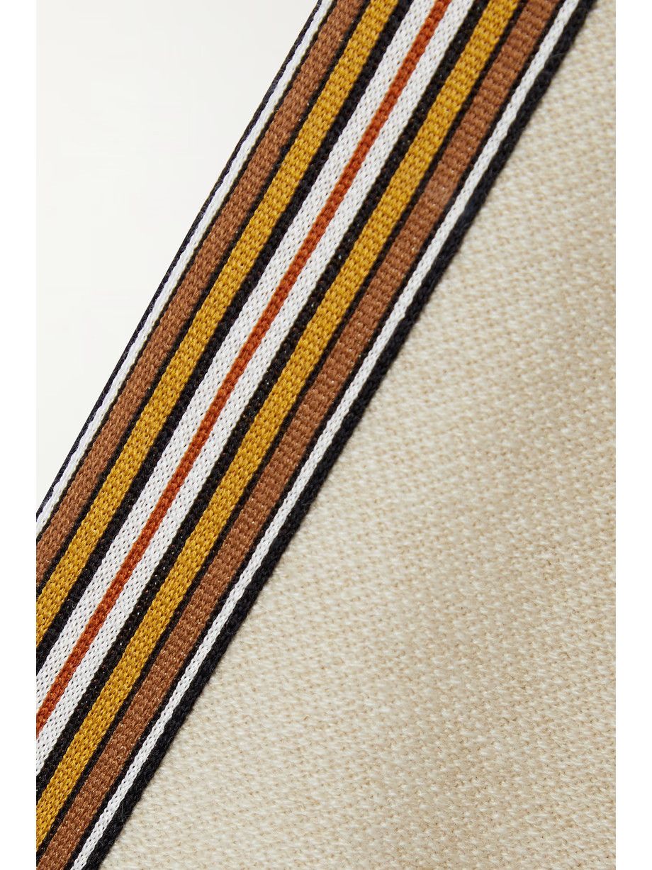 Loro Piana o1w1db10724 Suitcase Stripe Turtleneck Sweater in Ivory Size M / US 6-8 / IT 42-44 - 4 Thumbnail