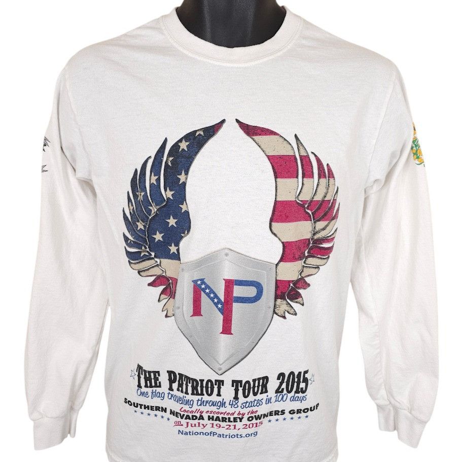 Gildan Nation Of Patriots T Shirt Mens Size Small White Tour Nevada Size US S / EU 44-46 / 1 - 1 Thumbnail