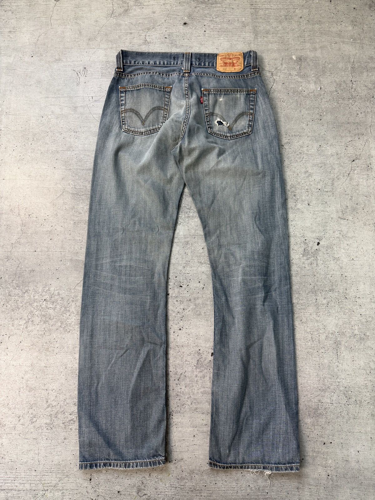 Levi's Levis 506 Vintage Washed Straight Denim Jeans Size US 33 - 2 Thumbnail