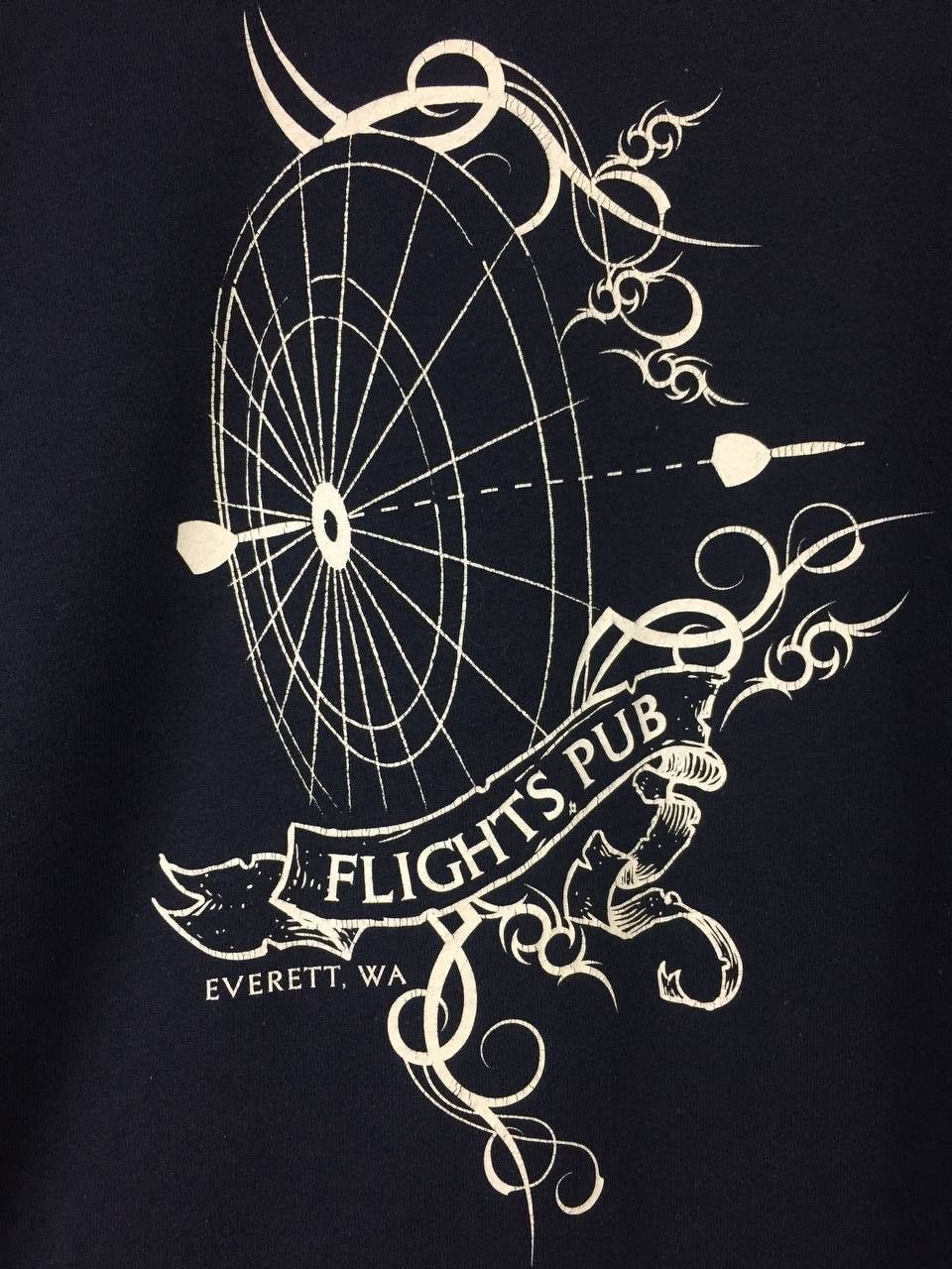 Gildan × Vintage Vtg FLIGHTS Pub Everett Washington Pocket Tee Size US XL / EU 56 / 4 - 4 Thumbnail
