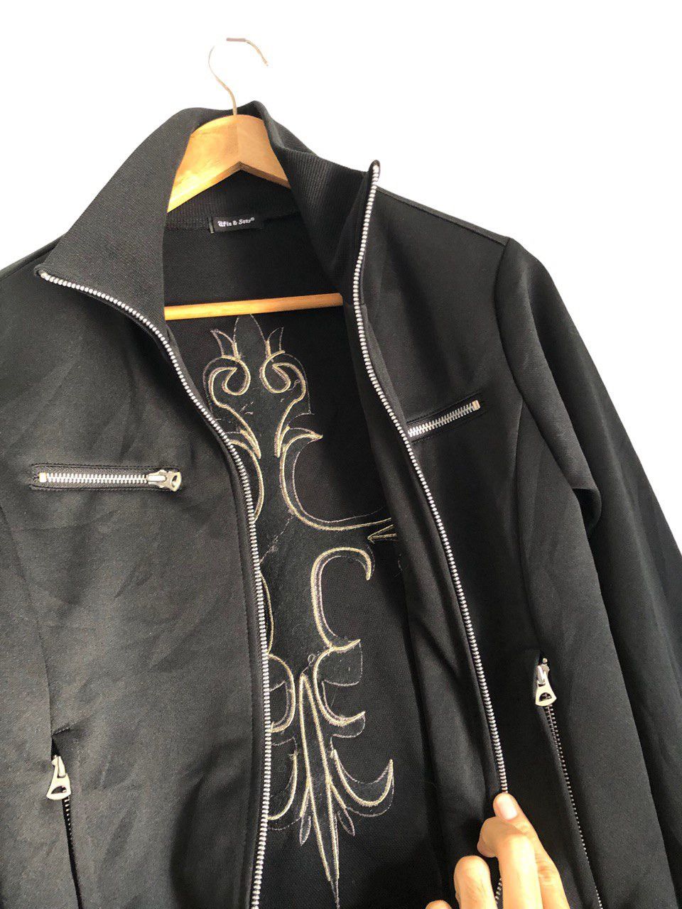 If Six Was Nine × Japanese Brand × Le Grande Bleu (L.G.B.) Delay by Ufin and Sons Multizipper Cross Track Top Jacket Size US S / EU 44-46 / 1 - 8 Thumbnail
