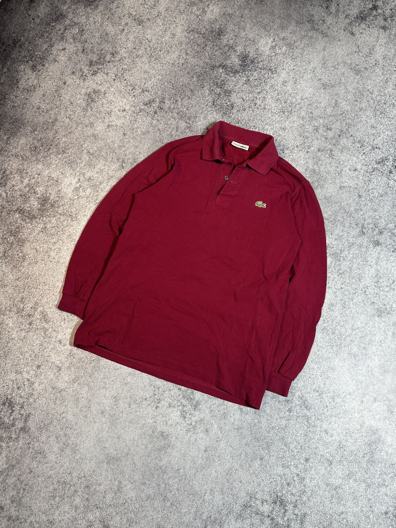 Lacoste Vintage Lacoste Polo Long Sleeve Streetwear Style USA M Rare Size US M / EU 48-50 / 2 - 1 Thumbnail