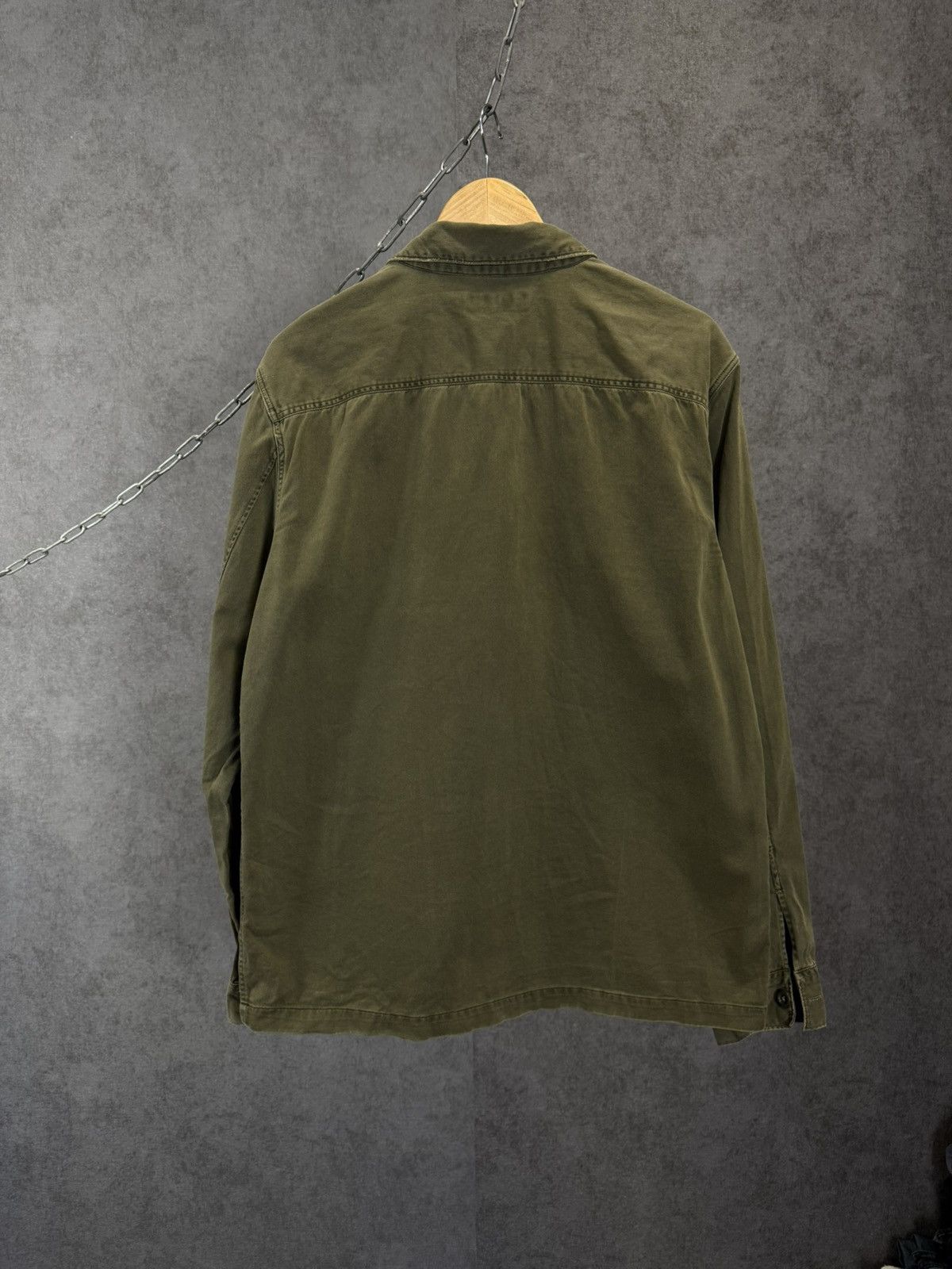 Allsaints Allsaints designer military double pocket shirt Size US XL / EU 56 / 4 - 6 Thumbnail