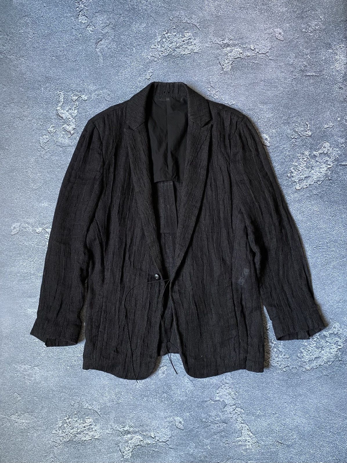 Individual Sentiments Individual Sentiments SS11 Lace Up Sheer Metal Effect Jacket Size US M / EU 48-50 / 2 - 2 Thumbnail