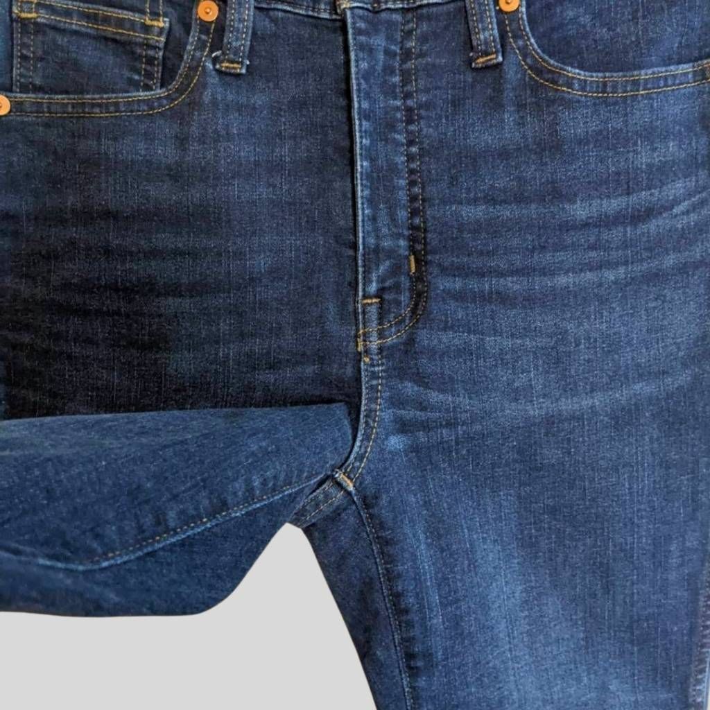 Madewell Madewell 10" High-Rise Skinny Jeans Size 26 Dark Wash Stretch Denim Women's Size 26" / US 2 / IT 38 - 10 Thumbnail