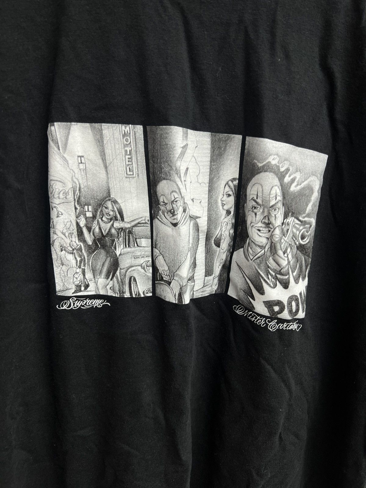 Supreme Supreme Mister Cartoon Pow Tee Size US L / EU 52-54 / 3 - 3 Thumbnail