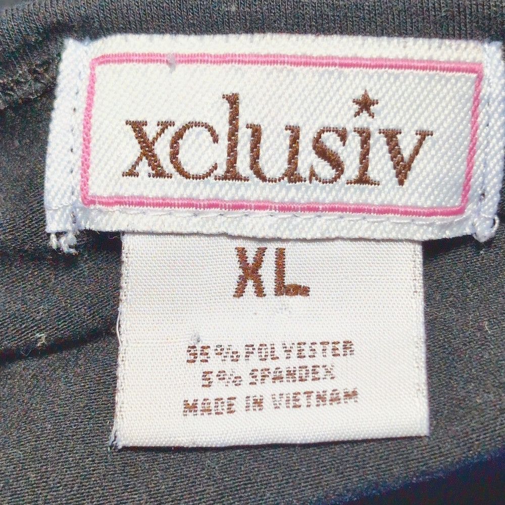 Other Vintage Xclusiv Sz XL Black and Pink Leopard Print Blouse Size XL / US 12-14 / IT 48-50 - 5 Thumbnail
