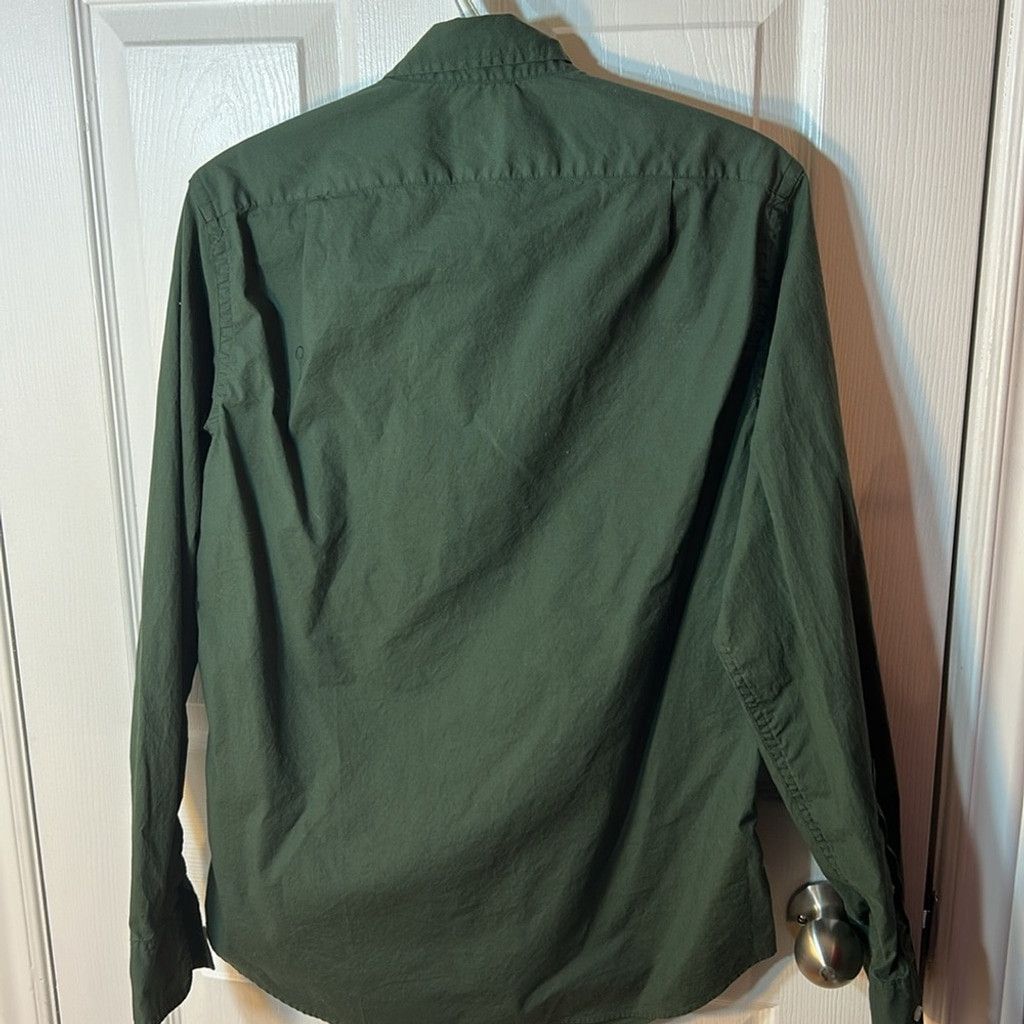 J.Crew J. Crew factory, Men's Green Shirt small classic flex washed Size US S / EU 44-46 / 1 - 7 Thumbnail