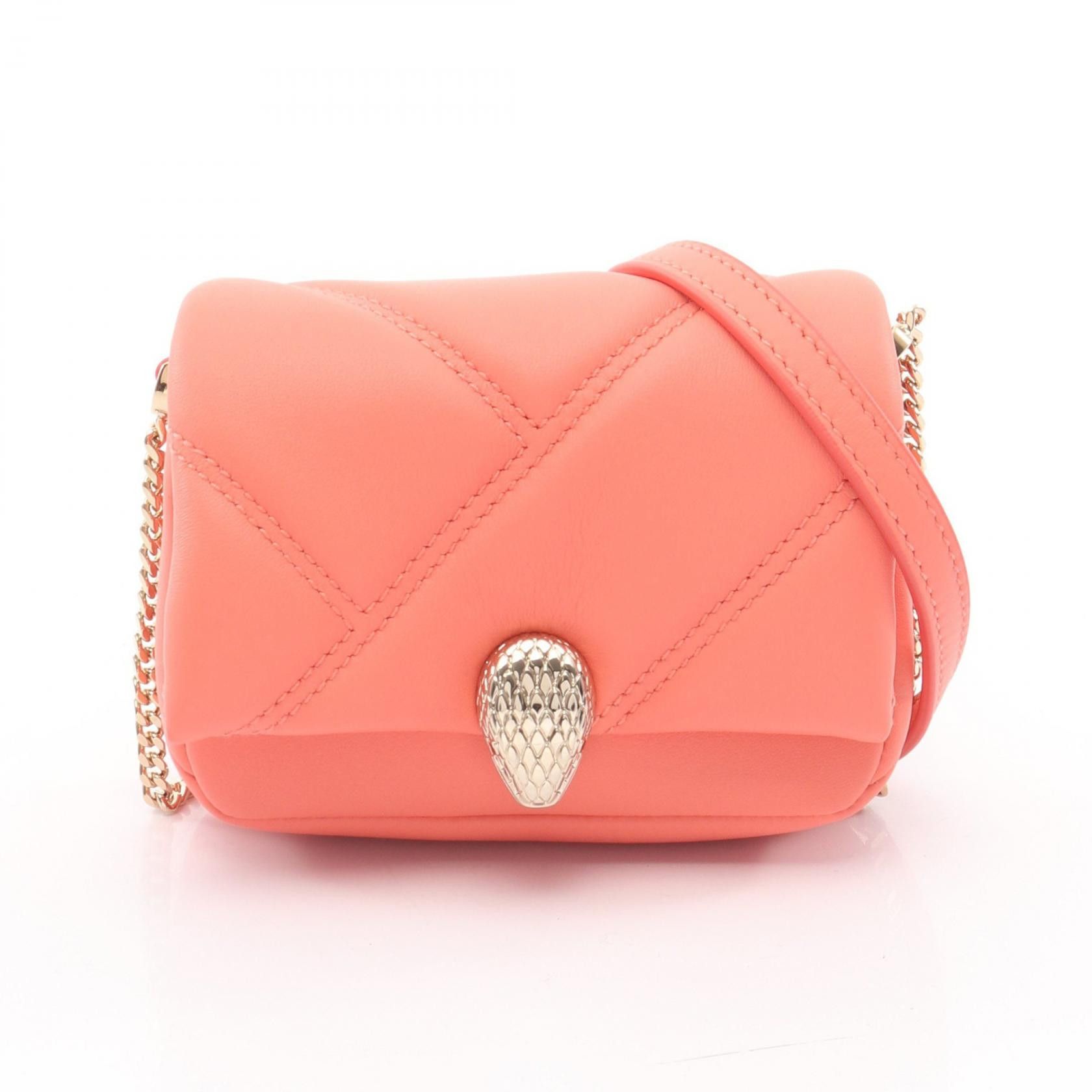 Bvlgari Bvlgari BVLGARI Serpenti Cabochon Leather Shoulder Bag Leather Shoulder Bag DUTY FREE for USA Size ONE SIZE - 1 Thumbnail