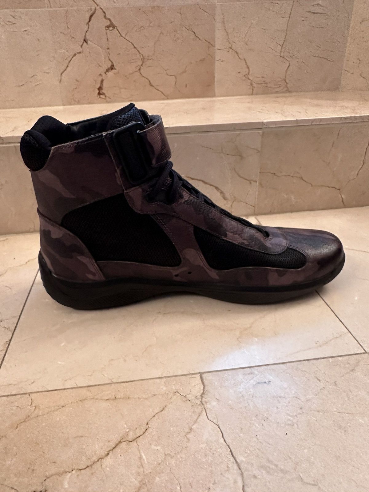 Prada Rare Prada America's Cup Saffiano Camo 10.5 UK (US11.5-12) Size US 11.5 / EU 44-45 - 5 Thumbnail