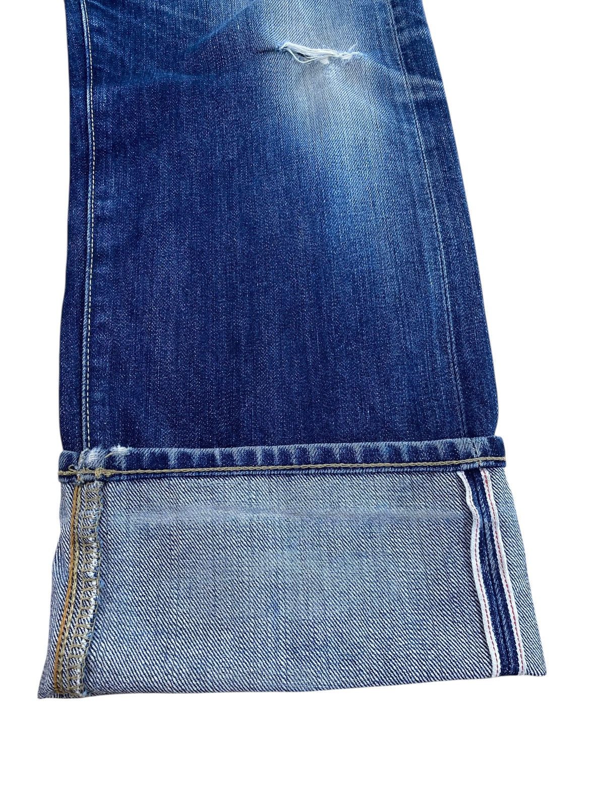 Uniqlo Uniqlo X Selvage Whiskers Style Straight Cut Jean Size US 33 - 6 Thumbnail