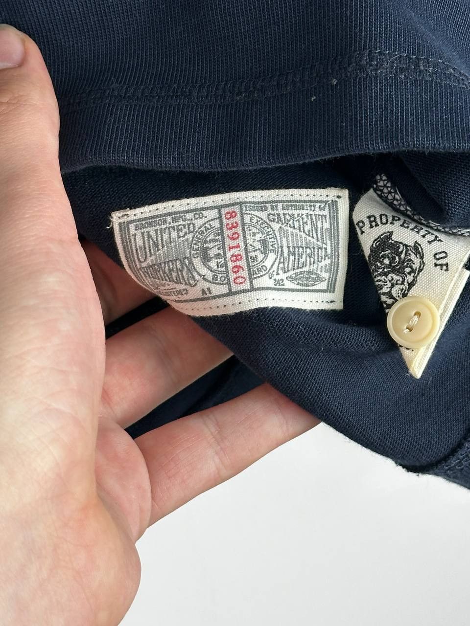 Bronson MFG. CO. Bronson MFG Tubular Long sleeve T Shirt Navy Heavyweight Size US S / EU 44-46 / 1 - 7 Thumbnail