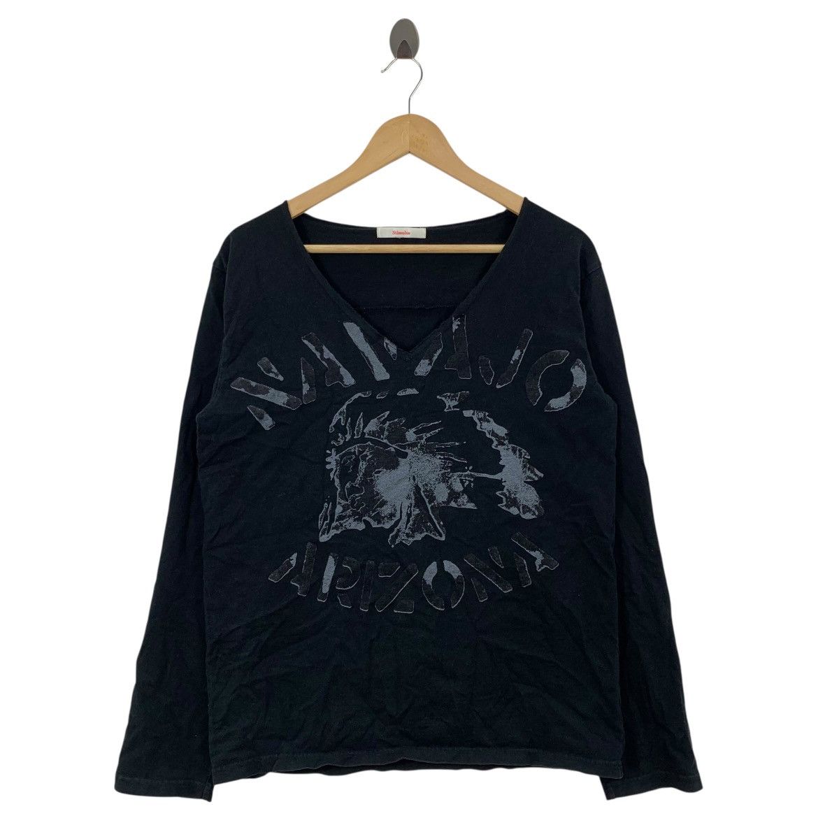 Japanese Brand STIMULUS NAVAJO ARIZONA Japanese Brand Long Sleeve Tshirt Size L / US 10 / IT 46 - 1 Thumbnail