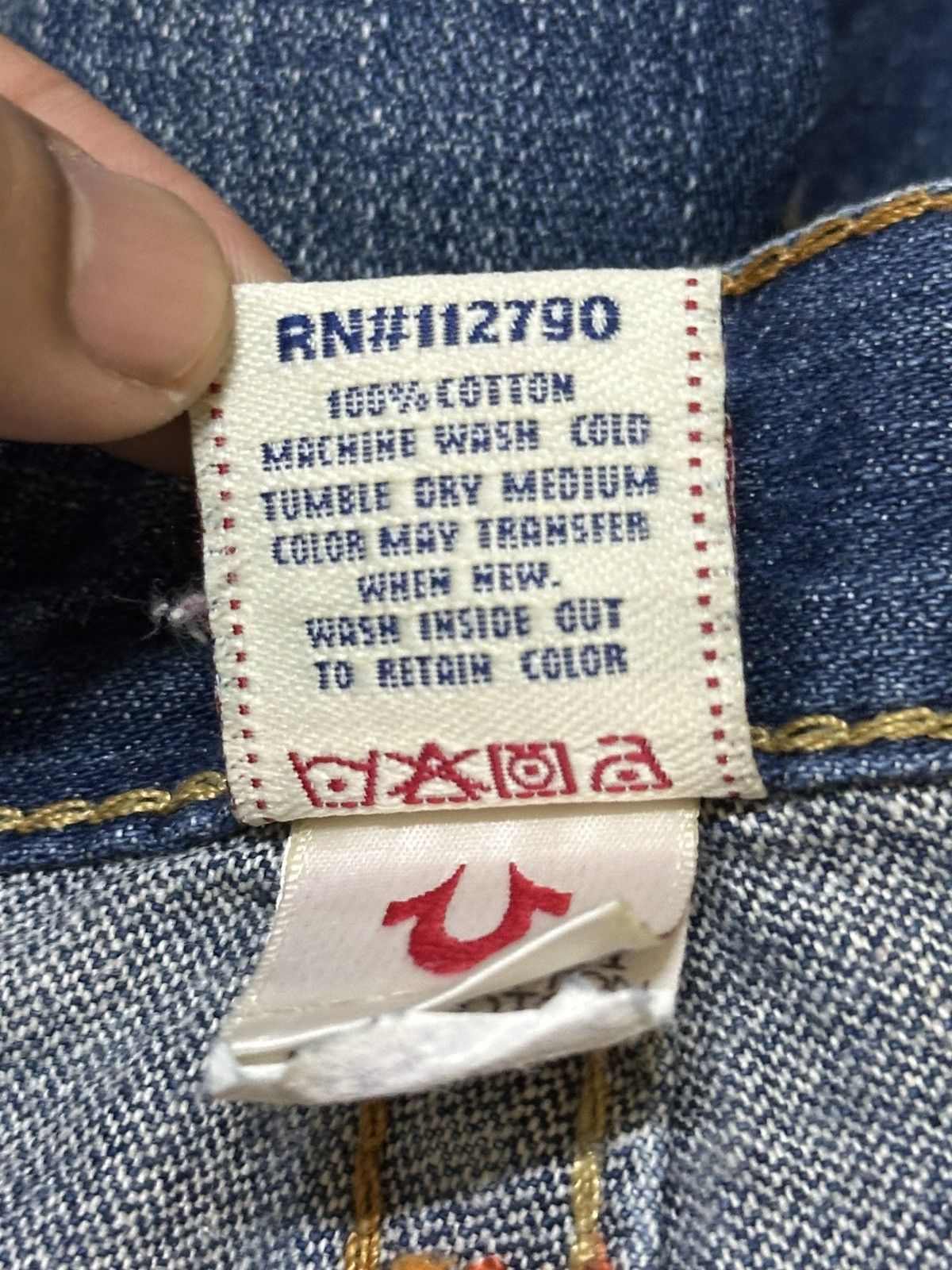 True Religion Vintage Usa True Religion Blue Faded Wash Bootcut Jeans Size 27" / US 4 / IT 40 - 11 Thumbnail