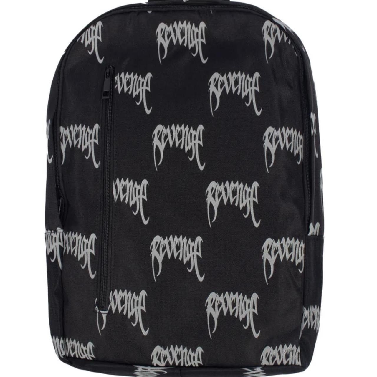 Revenge Revenge Allover Reflective Logo Backpack | Grailed