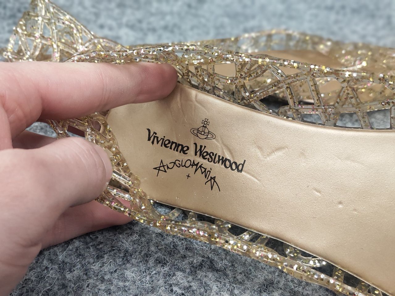 Vivienne Westwood Vivienne Westwood Anglomania Melissa gold Ballet Flats Shoes Size US 10 / IT 40 - 12 Thumbnail